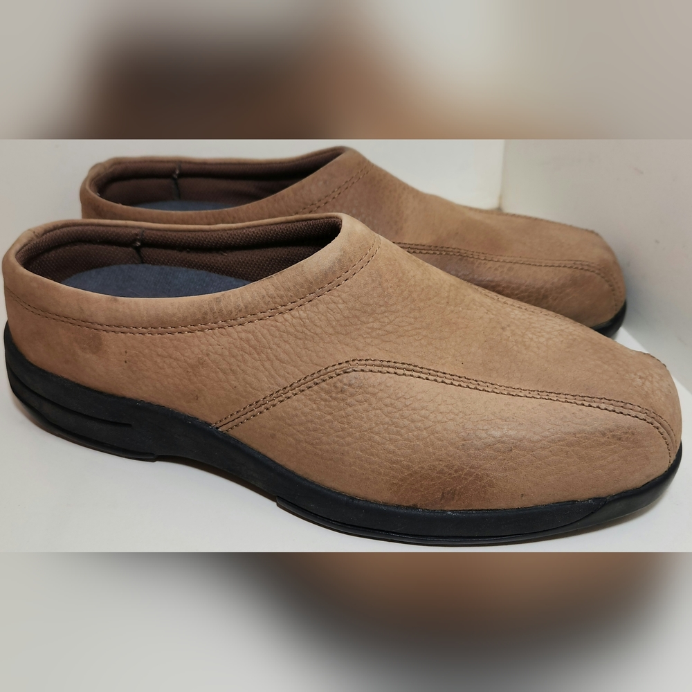 Walkabout Mens Slip On Walking Shoe Black Walking Shoes 9.5 Extra Wide EEEE